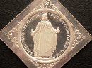 1938-as álló Szent István jelöletlen ezüst csegely