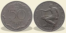 1948-as alpakk 50 fillér - (1948 50 fillér alpakka)