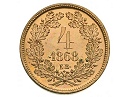 1868-as 4 krajcr rozetts utnveret - (1868 4 krajcr)