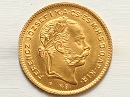 1870-es arany 4 forint / 10 frank rozetts utnveret - (1870 4 forint)