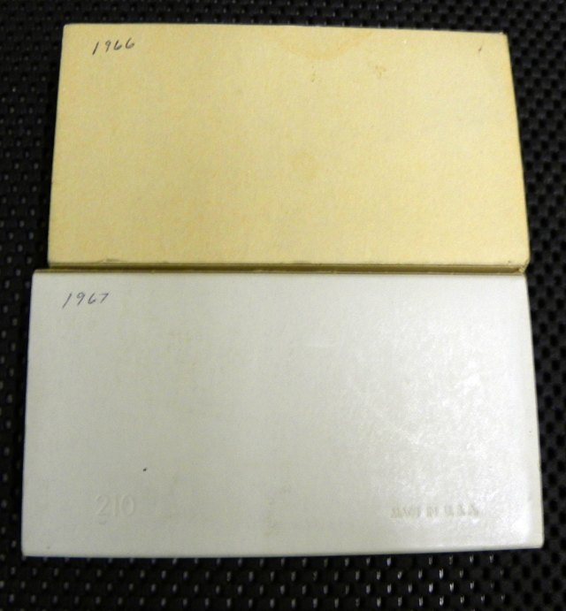 A Kabinet sort 1966 és 1967 doboz különbségek