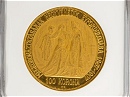 1907-es jelletlen koronzsi Artex veret arany 100 korona